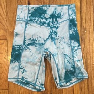 Balance Athletica Teal Tie-Dye Athletic Shorts
